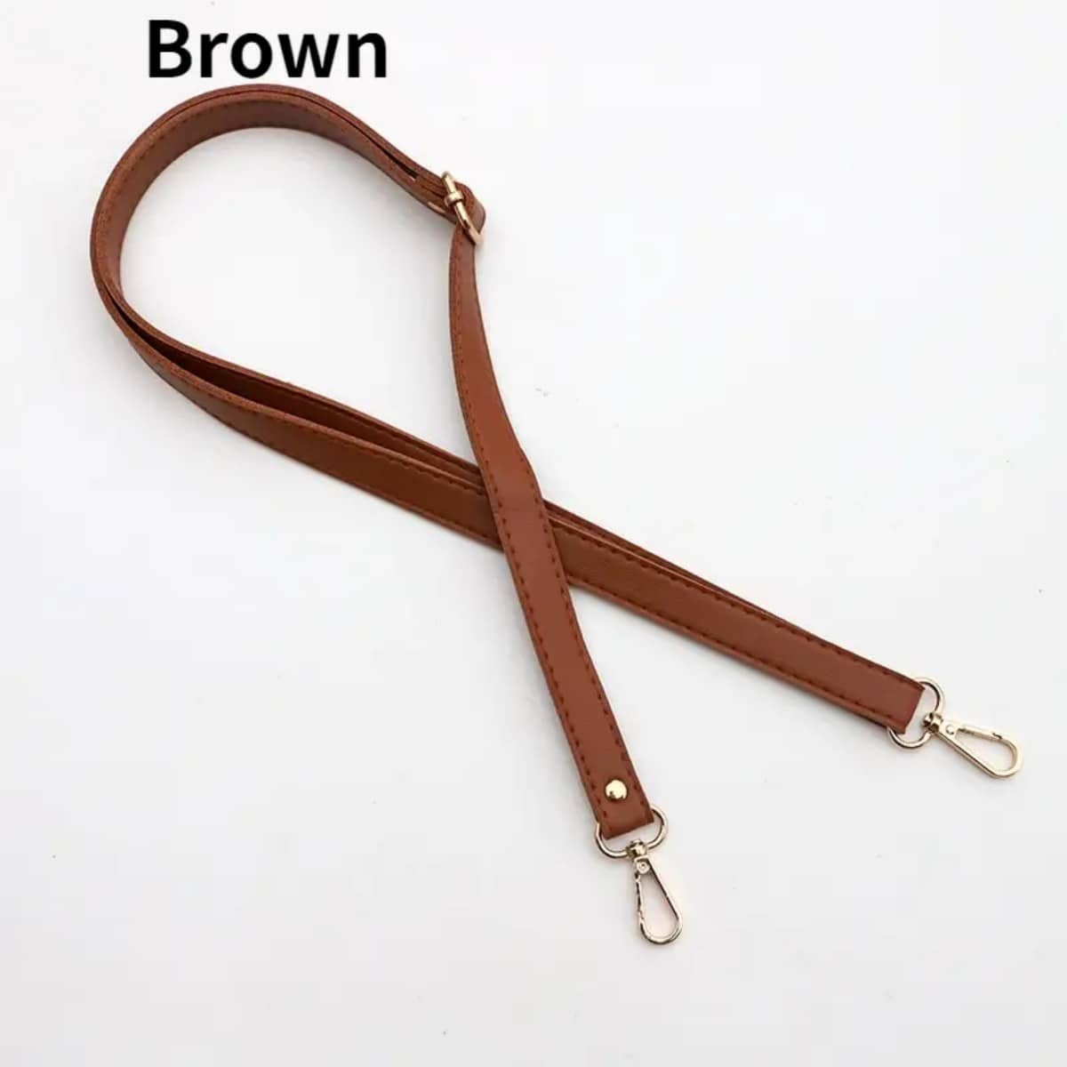 斜跨式肩帶可調節替換肩帶，公文包配件皮帶，輕便耐用的袋帶，袋子配件替換配件，時尚耐用的菜鳥和白領工人用的理學用品教師禮物返校教師配件 - 棕色 - 查看 1