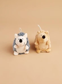 1 pieza Juguete de felpa para mascota erizo en forma de al azar para perro con gato para jugando - Multicolor - Ver 3