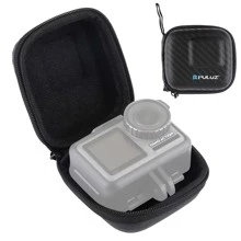 PULUZ 迷你便携式碳纤维收纳包 适用于大疆 OSMO Action、GoPro、米家、小蚁等同尺寸相机 - 黑色 - 查看 1