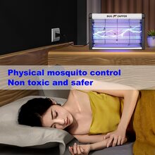 Electric Bug Zapper, Indoor Insect Killer, 20W Fly Mosquito Killer For Home Restaurants Kitchen, Easy To Clean, With Removable Washable Tray - 20W - View 4