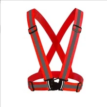 1pc Outdoor Sports Reflective Shoulder Strap Night Running Protective Vest Elastic Strap Shirt Cycling Safety Reflective Gear - Multicolor - View 7