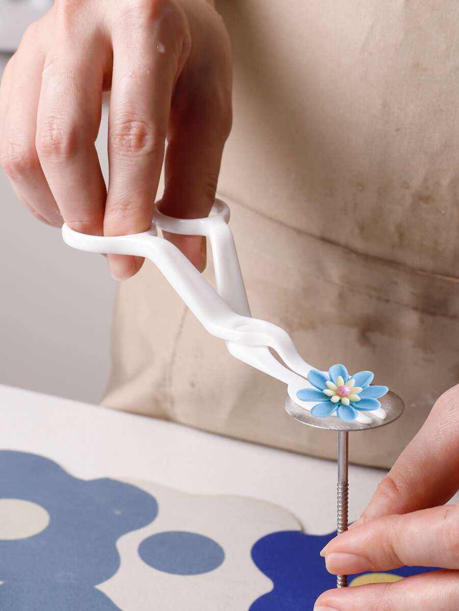 1入组蛋糕奶油花滾邊剪刀奶油花轉印工具