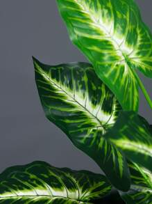 1pc 43cm / 16.93in Artificial Fern & Persian Leaf Bundle For Green Wall Decoration, No Pot Included