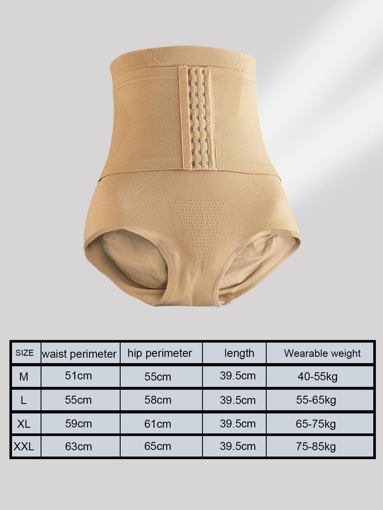 3 Row 9 Hooks Sports Yoga Waist Trainer Band With High Waist Design To Prevent Rolling Shapewear