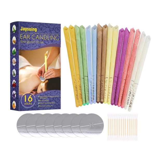 Aromatherapy ear candle to relax and relieve stress tinnitus with Plug