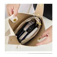 大容量時尚極簡風格斜挎包 - 黑色 - 查看 3