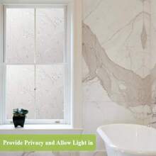 1 Roll Privacy Window Film For Glass Windows, Electrostatic Removable Cover For Home Bathroom Doors And Windows, Non-Adhesive,Stickers,Wall Decal, Vinyl Decal For Home Decorations,Spring Decoration Items Refresh Your Home,Rama Decoration Stickers Gifts Birthday Graduation