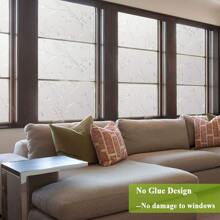 1 Roll Privacy Window Film For Glass Windows, Electrostatic Removable Cover For Home Bathroom Doors And Windows, Non-Adhesive,Stickers,Wall Decal, Vinyl Decal For Home Decorations,Spring Decoration Items Refresh Your Home,Rama Decoration Stickers Gifts Birthday Graduation