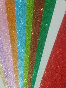 Paquete con 10 hojas de foami diamantado, multicolor, tamaño carta - Multicolor - Ver 3