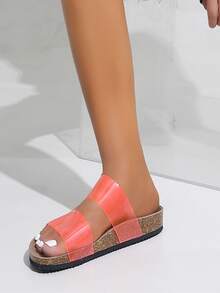 Sandalias de playa de moda para mujer - Rosa - Ver 5