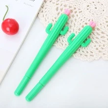 2 Creative Hình cây xương rồng Gel Ink Bút mực , Văn phòng Đồ dùng học tập , Dễ thương Văn phòng phẩm Đối với Sinh viên - màu xanh lá - Xem 3