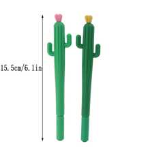 2 Creative Hình cây xương rồng Gel Ink Bút mực , Văn phòng Đồ dùng học tập , Dễ thương Văn phòng phẩm Đối với Sinh viên - màu xanh lá - Xem 5