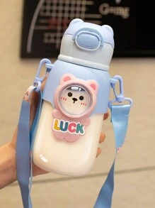 660ml/22.3oz Blue Color Water Bottle - Blue - View 1