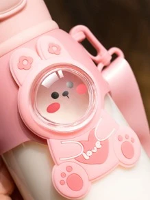 660ml/22.3oz Blue Color Water Bottle - Blue - View 7