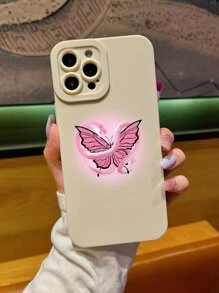 Butterfly Pattern Phone Case - Multicolor - View 4