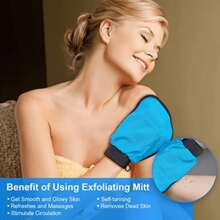 1PC Exfoliating Glove Mitt, Exfoliating Body Scrubber For Shower Bath, Moroccan Body Scrub Gloves For Dead Skin Remover, Korean Exfoliate Mitts Body Exfoliator Sponge Loofah For Women Men, Bath And Body Works, Living Room Home Bedroom Bathroom House Decor, Travel Stuff, Wedding, Party, Birthday, Gifts For Men Mom Dad Friends, New Years, Accessories, Funny Gift