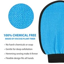 1PC Exfoliating Glove Mitt, Exfoliating Body Scrubber For Shower Bath, Moroccan Body Scrub Gloves For Dead Skin Remover, Korean Exfoliate Mitts Body Exfoliator Sponge Loofah For Women Men, Bath And Body Works, Living Room Home Bedroom Bathroom House Decor, Travel Stuff, Wedding, Party, Birthday, Gifts For Men Mom Dad Friends, New Years, Accessories, Funny Gift