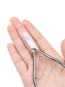 专业不锈钢指甲剪钳功能齐全，包含角质层推棒和指甲修剪器，适用于美甲和指甲彩绘护理。 - 銀色 - 查看 7