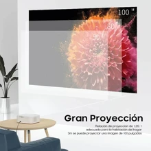 Proyector Wanbo X1 Pro,reacondicionado, 99% nuevo, solo caja de maltratado - Blanco - Ver 7