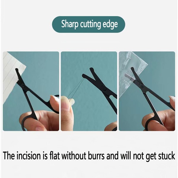 Stainless Steel Nose Hair Scissors, Unisex Eyebrow & Nose Trimmer With