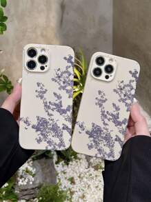 Floral Pattern Phone Case - Multicolor - View 3