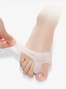 2入白色前腳趾套 腳部保護套 適用休閒鞋 - 白色 - 查看 2