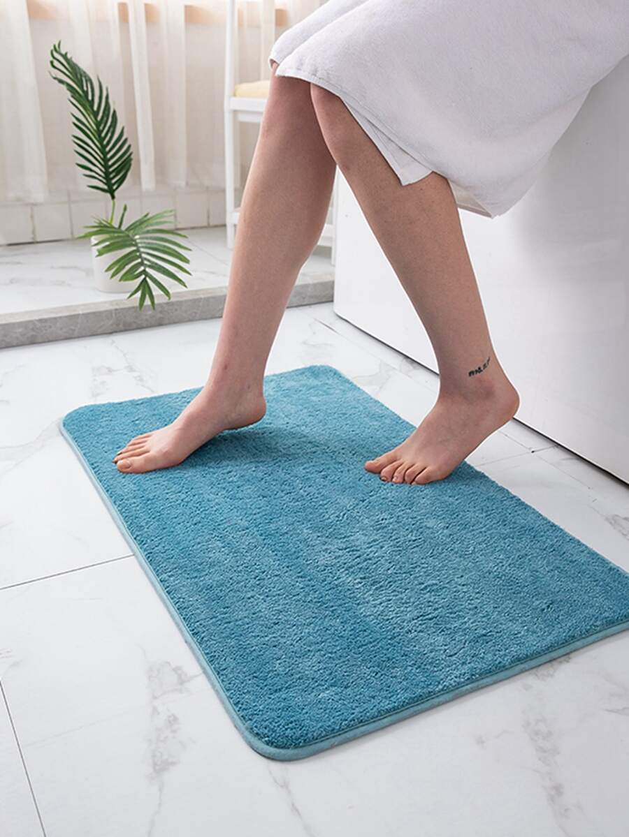 Vật dụng trong nhà Phòng tắm Chống-Mặt trượt , Nước Hấp thụ Sàn nhà Lối vào Tấm lót Đối với Phòng ngủ , Phòng khách Và Nhà vệ sinh - Màu xanh bụi bặm - Xem 1
