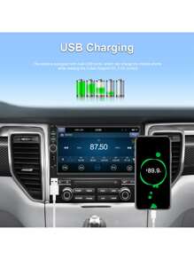 7 Inch Screen 2 Din EQ-Mode Mirror Link Car Multimedia Player Compatible With Wired D-Play & Android Auto - Black - View 3