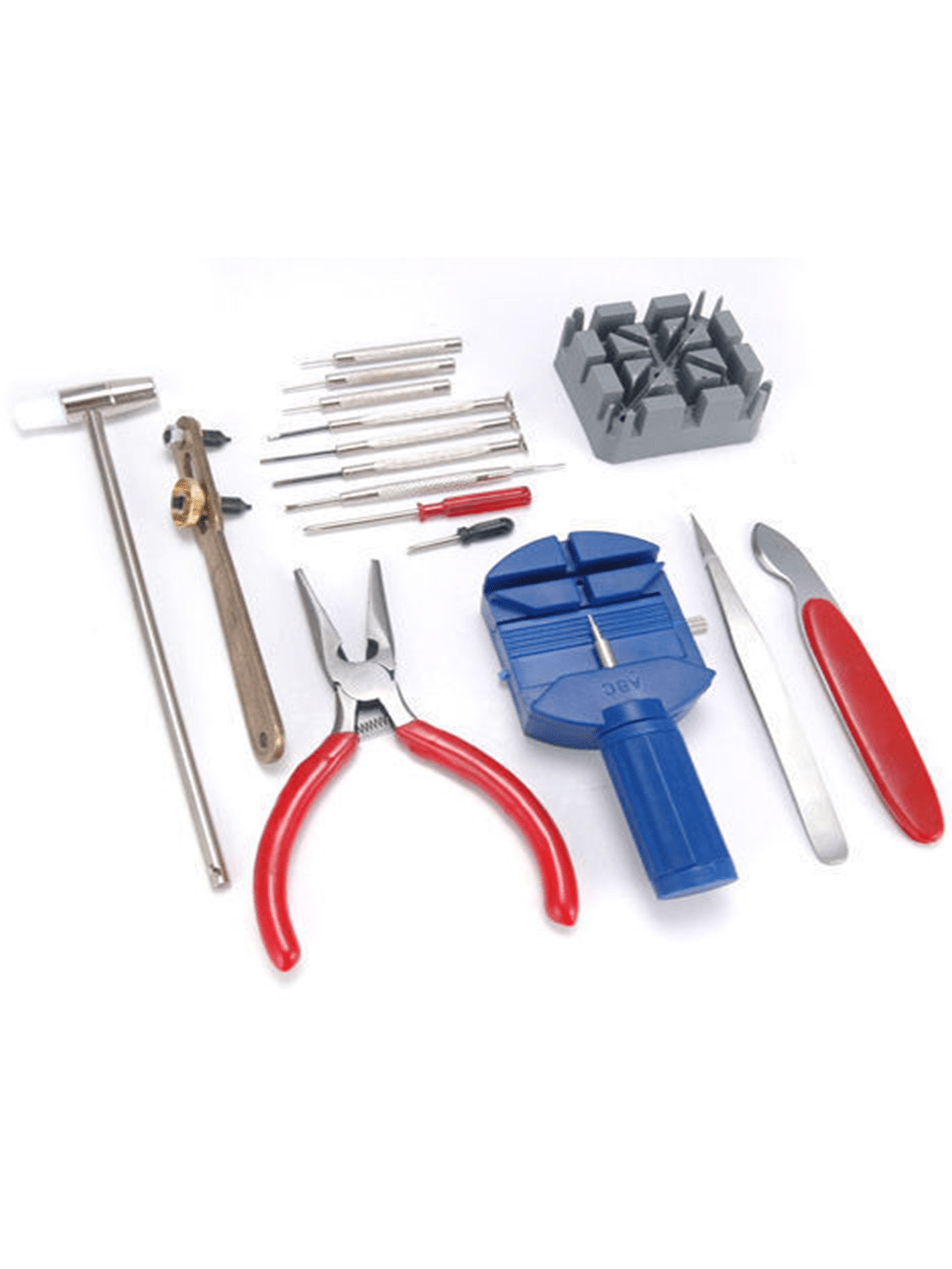 16 PCS Watch Repair Kit Spring Bar Tool Set Watch Repair Tool Kit