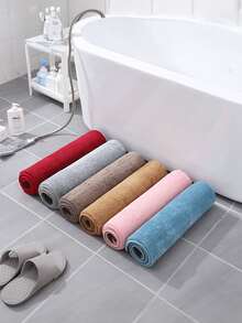 Vật dụng trong nhà Phòng tắm Chống-Mặt trượt , Nước Hấp thụ Sàn nhà Lối vào Tấm lót Đối với Phòng ngủ , Phòng khách Và Nhà vệ sinh - Màu xanh bụi bặm - Xem 5