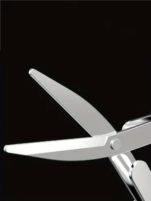1pc Multi-Functional Retractable Stainless Steel Folding Scissors Mini Travel Portable Outdoor Scissors Cutting Tool - Rose Gold - View 6