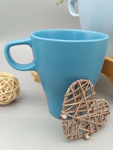minimalista Taza de café , pequeño capacidad cerámico Taza para casa usar ( azul marino ) - Azul - Ver 1