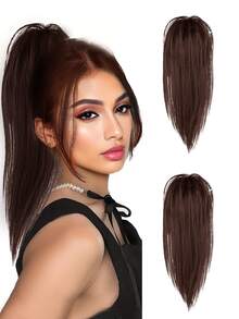 Peluca sintética coleta Pinza para el pelo - Dark Brown - Ver 2