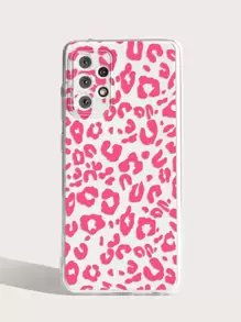 Apple Cheetah Pink Leopard Clear Phone Case Waterproof Shockproof Anti-Fall Scratch Resistant,International Version, Not The Domestic Version - Multicolor - View 4