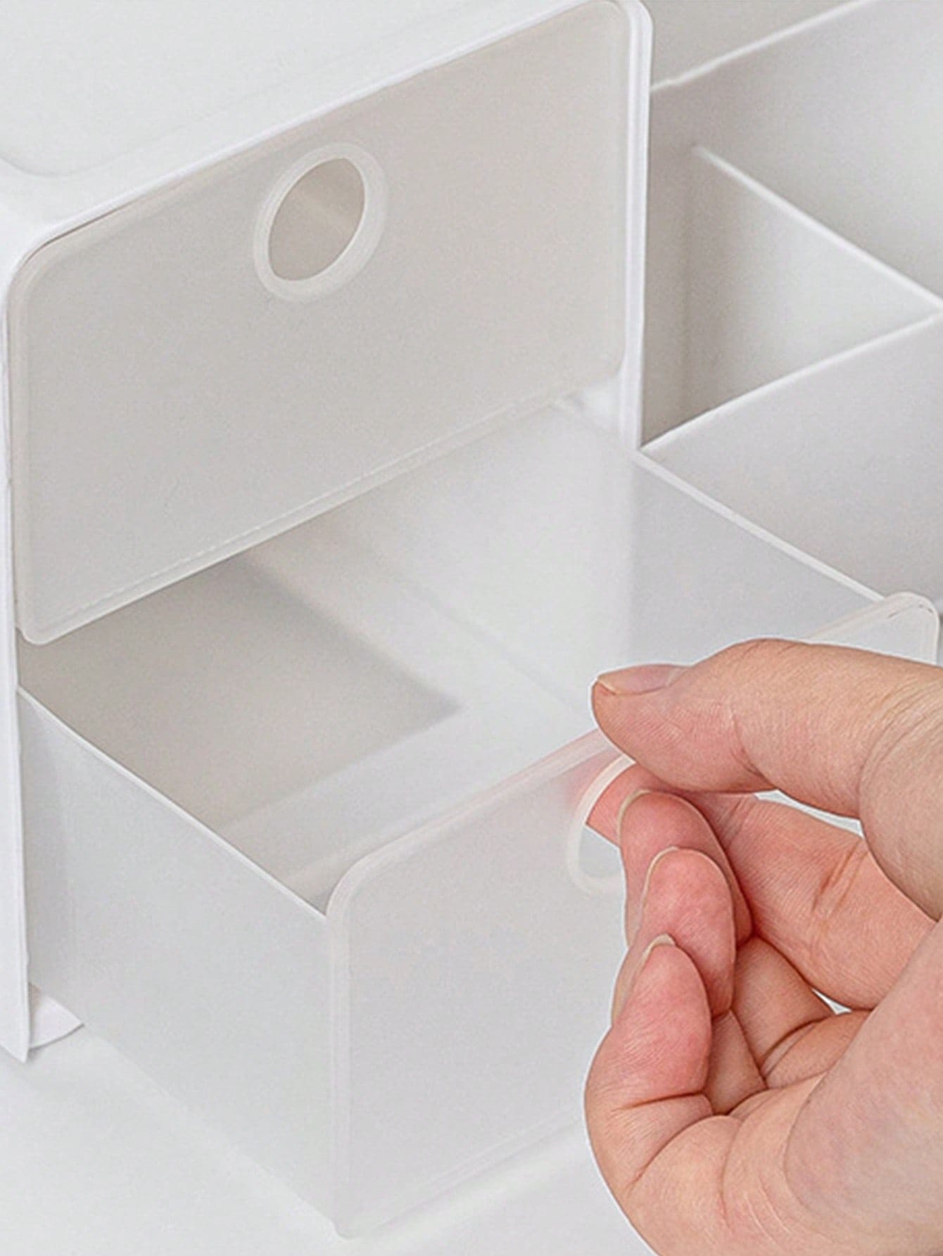 Desktop Drawer Type Grid Pen Holder Storage Box, Single/not Random ...
