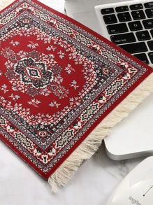 藝術咖啡鼠標墊,紅色的 - 酒紅色 - 查看 6