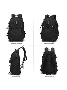 Multipurpose Backpack With Multi-Pocket For Outdoor Sport Bag Sports Bag - Black - View 4