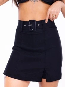 Women Skirts - 黑色 - 查看 1