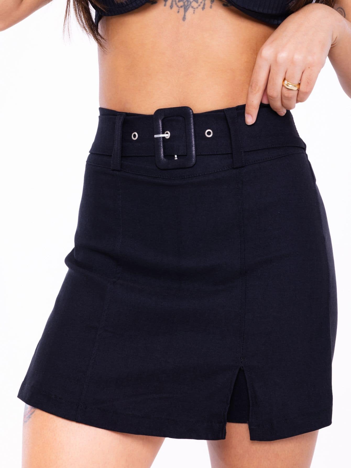 Women Skirts - 黑色 - 查看 1