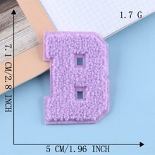 26pcs/Set Fashion Colorful Letter Embroidered Patch, Heat Transfer Sew On Clothes Decorative Patch - Multicolor - View 5