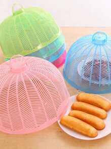 3pcs Random Color Food Cover For Kitchen Anti-insect Fly Mosquito Dust-proof Dish Lid Home Use - Multicolor - View 1