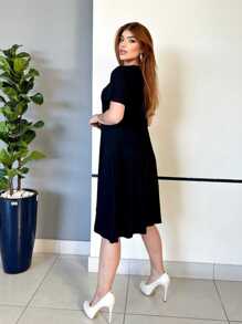 Women Dresses - màu đen - Xem 2