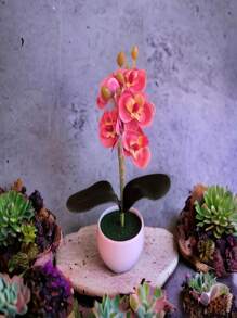 Artificial Flowers - Màu hồng gỉ - Xem 3