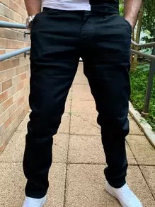 Men Jeans - Negro - Ver 1