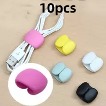 10pcs New Wire Storage And Sorting Travel Data Cable Hub Decoration Headset Charging Cable Winding Storage Buckle Multi-Function Winding Device Travel Accessories Travel Essentials