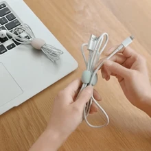 10pcs New Wire Storage And Sorting Travel Data Cable Hub Decoration Headset Charging Cable Winding Storage Buckle Multi-Function Winding Device Travel Accessories Travel Essentials