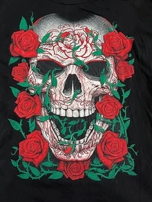 Men T-Shirts - 黑色 - 查看 2