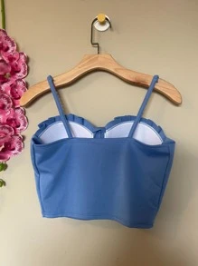 Women Tank Tops & Camis - 淺藍色 - 查看 2