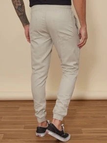 Men Jeans - 淺色水洗藍 - 查看 2