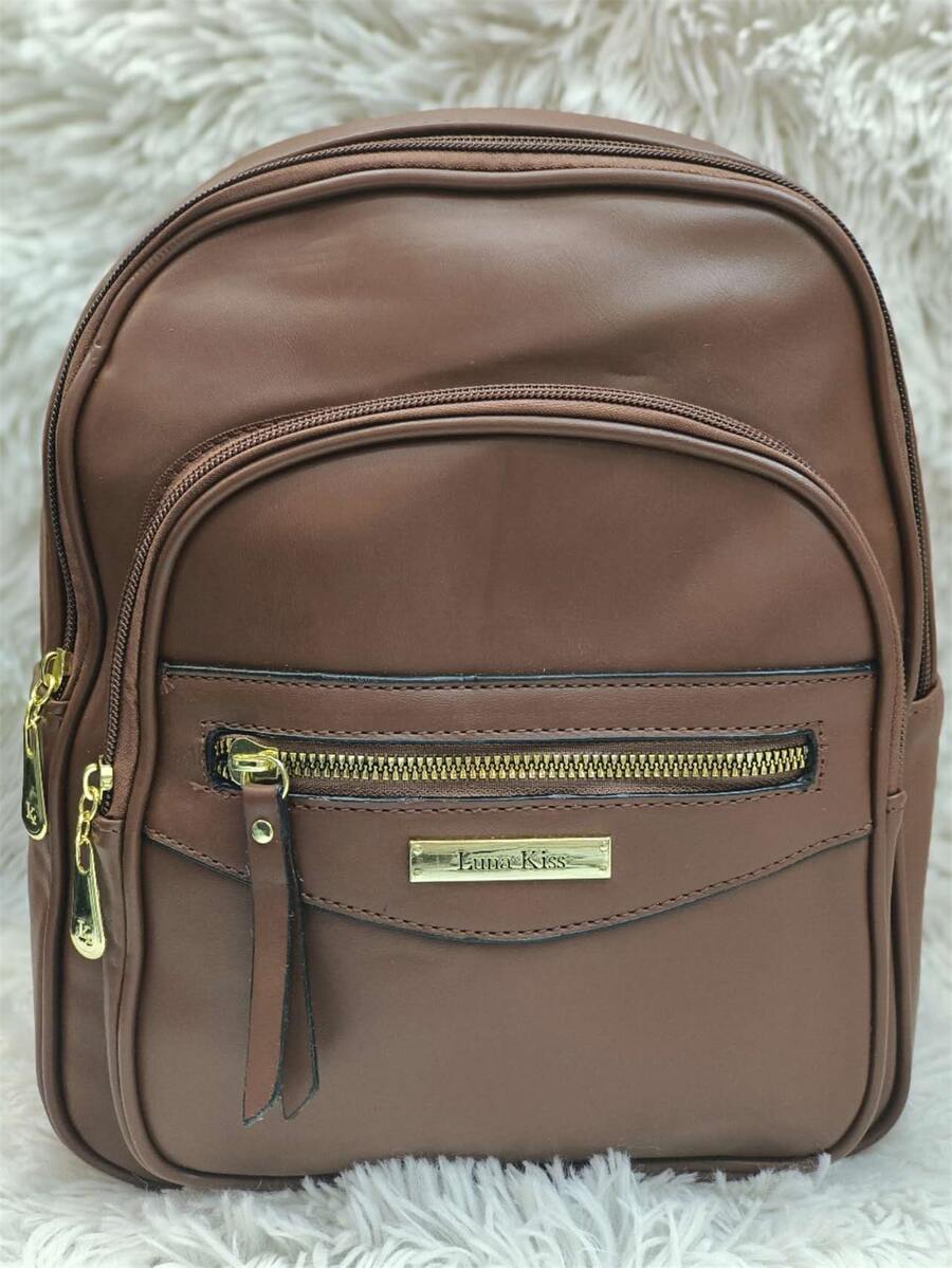 Women Fashion Backpacks - Rỉ Nâu - Xem 1